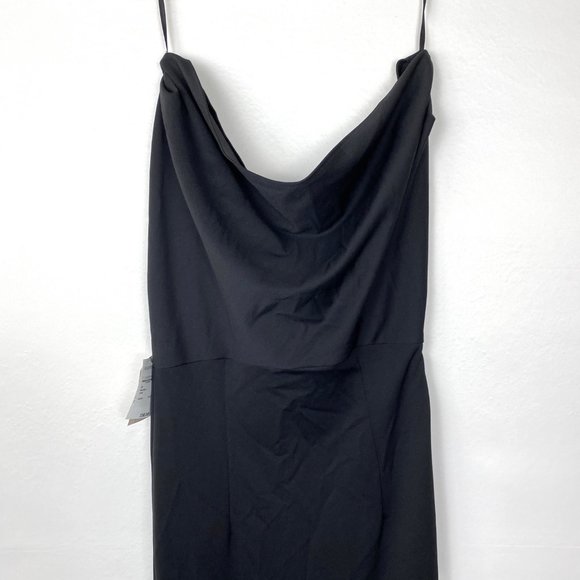 NWT Katie May Hannah Off The Shoulder Crepe Trumpet Gown Maxi Dress - Picture 5 of 11